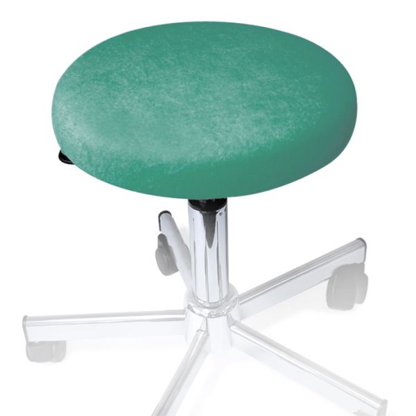 Hockerbezug Frottee jade für Hocker 40 bis 45 cm Ø