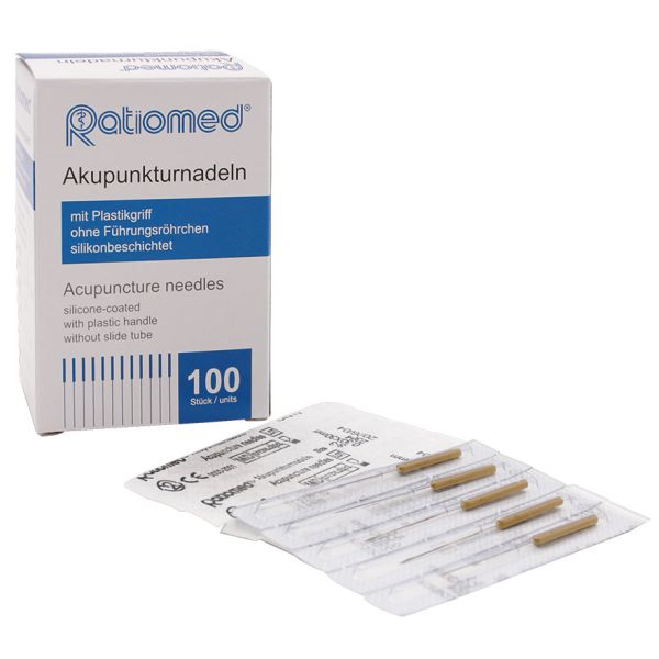 Akupunkturnadeln ratiomed 0,30 x 30 S3 silikonbeschichtet (100 Stck.)