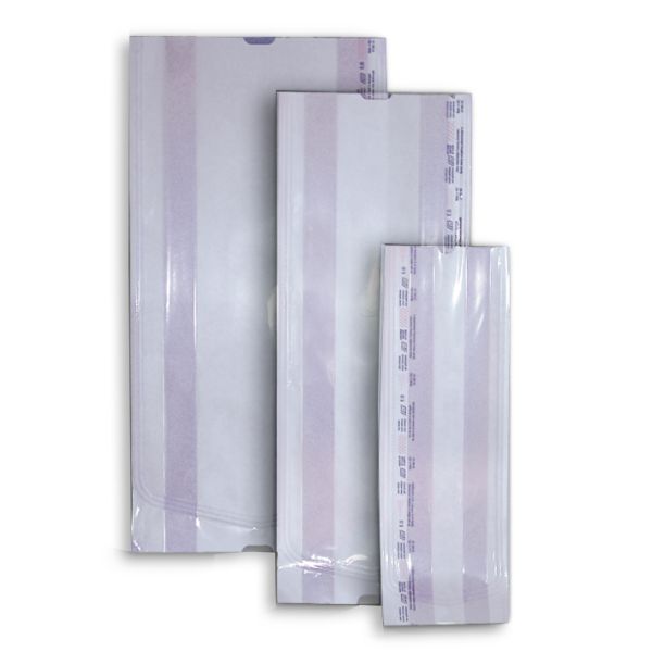 Steri-Beutel 100 x 300 mm mit Falte mit 3 Indikatoren