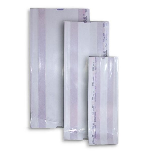 Steri-Beutel 200 x 400 mm mit Falte mit 3 Indikatoren