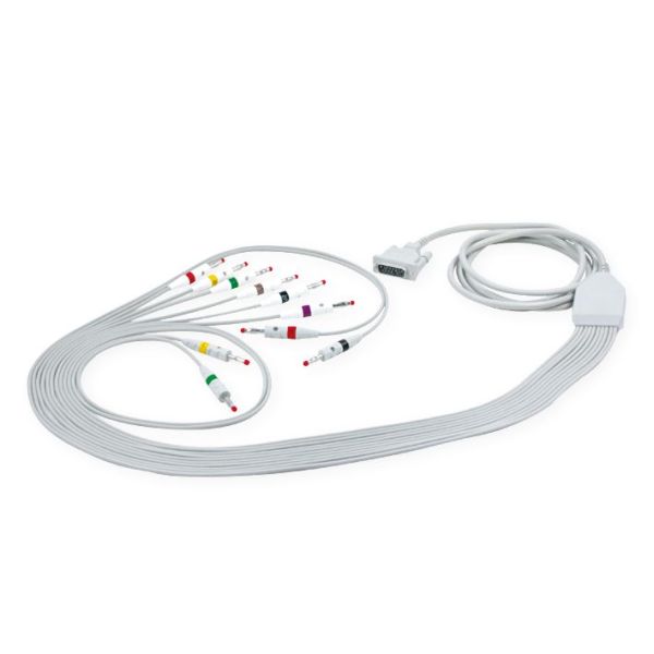 EKG-Komplettkabel mit Bananenstecker für Schiller/Custo-med/Cardiette