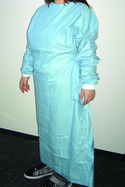 NOBADRESS-Comfort OP-Kittel blau