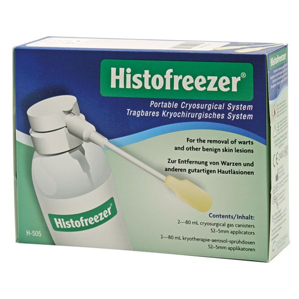 Histofreezer medium Warzenentferner 2 Dosen à 80 ml + 52 Applikatoren à 5 mm