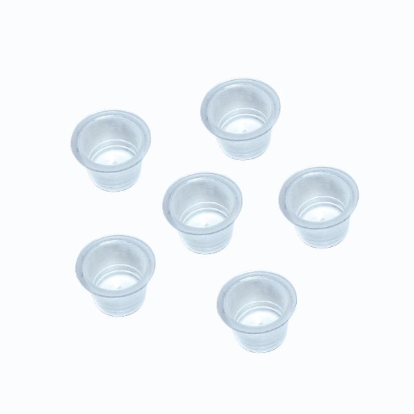 Farbkappen transparent Gr. M, Innen-Ø 12 mm (1000 Stck.)