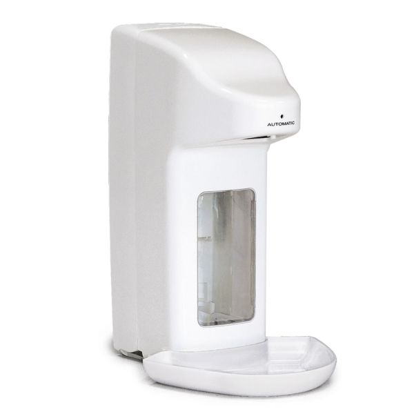 Automatischer Desinfektionsmittelspender ratiomed ''touchless'' 500 ml weiß