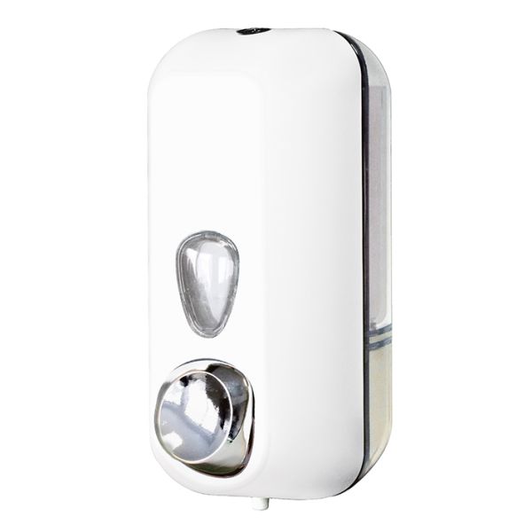 Seifenspender 550 ml, Kunststoff weiß 0