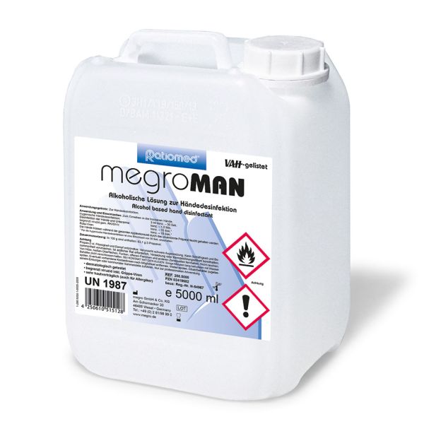 megroMAN 5 Ltr. Händedesinfektion 0