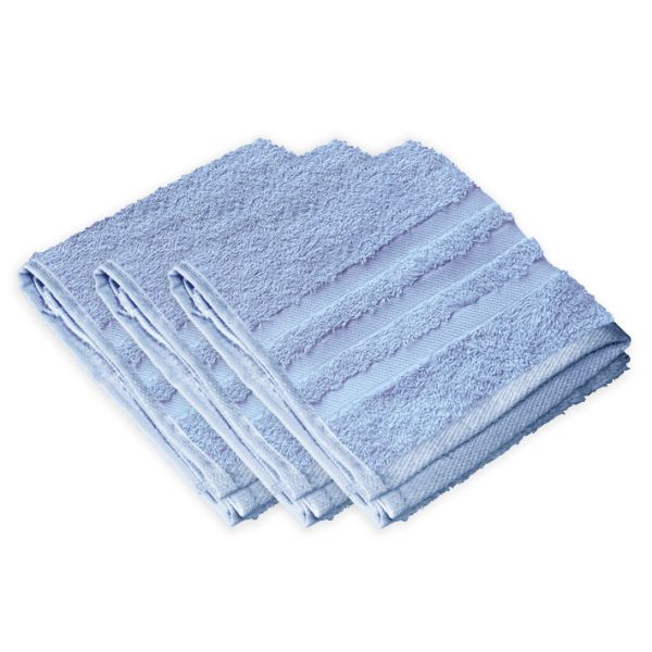 Gästetücher taubenblau, 30 x 50 cm (3 Stck.)