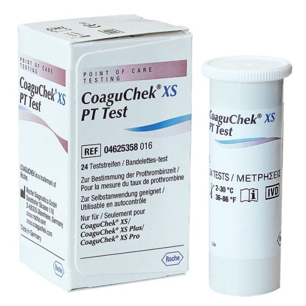 CoaguChek XS PT Test (24 T.) - ohne PZN -