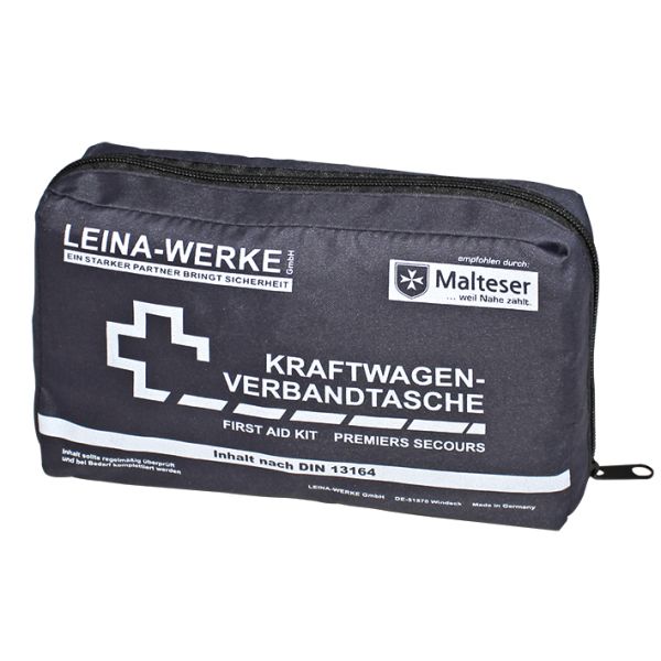 KFZ-Verbandtasche Compact blau, Inhalt nach DIN 13164:2022-02