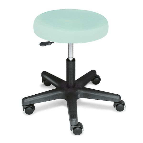 Rollhocker ratiomed pastelmint, mit schwarzem Kunststofffußkreuz