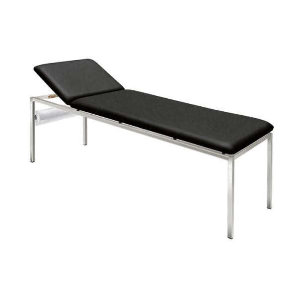 Untersuchungsliege ratiomed schwarz, verchromt