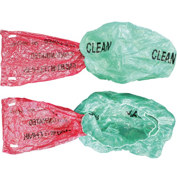 Hüllen Scope Cover grün/rot steril (200 Stck.)