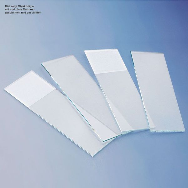 Objektträger ohne Mattrand geschliffen 45° (50 Stck.)