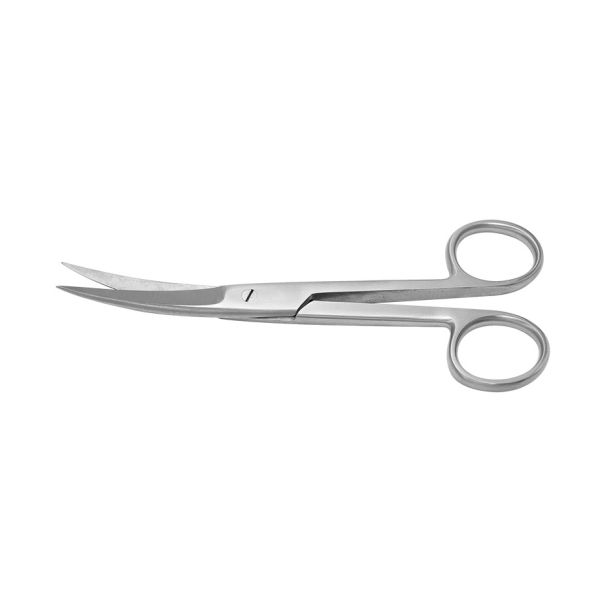 chir. Schere gebogen, spitz/spitz, 14