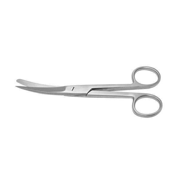 chir. Schere gebogen, spitz/stumpf, 14
