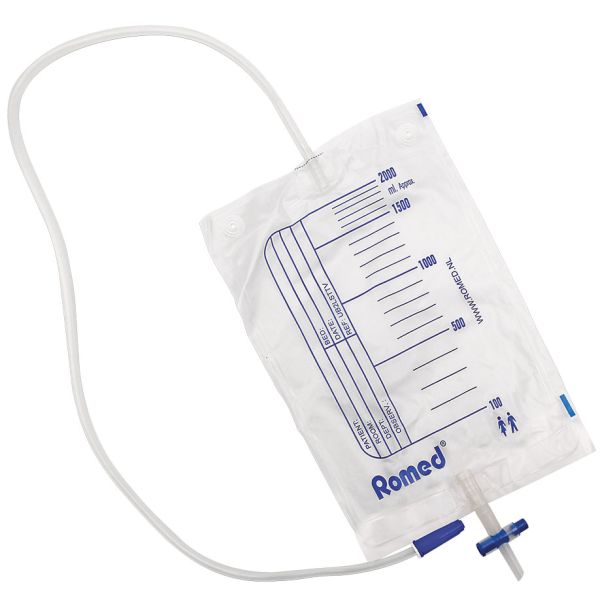 Urinbeutel 2,0 Ltr. mit Ablaßhahn