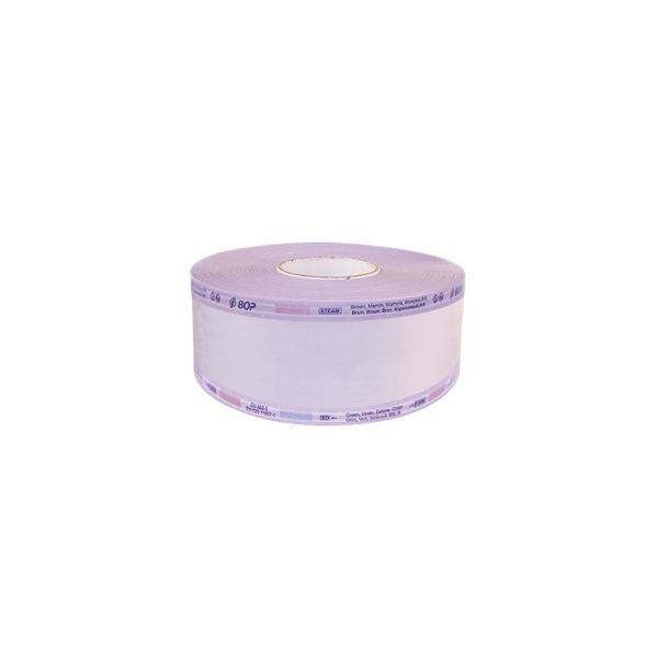Steri-Rolle 75 mm x 200 m ohne Falte mit 3 Indikatoren