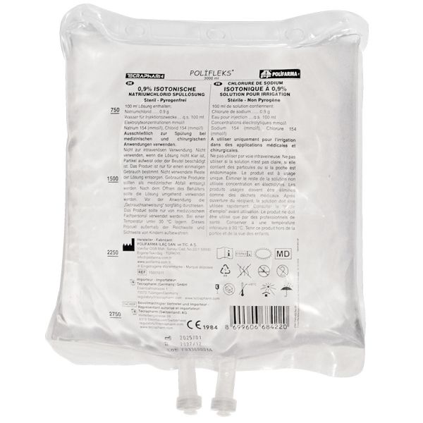 POLIFLEKS NaCl 0.9% Spüllösung (5 x 3000 ml)