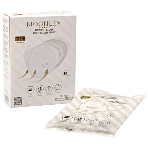 MOONLEX FFP2 Masken, weiß (10 Stck.) 0