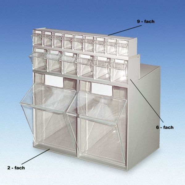 Spritzen- und Kanülenspender 9-fach beige