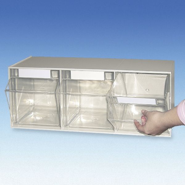 Spritzen- und Kanülenspender 3-fach beige