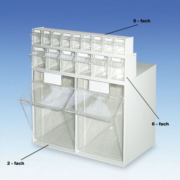 Spritzen- und Kanülenspender 2-fach weiß