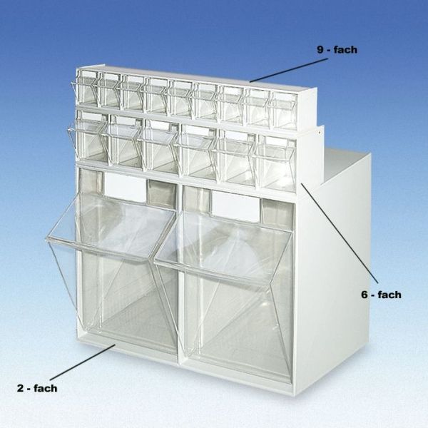 Spritzen -und Kanülenspender 6-fach weiß