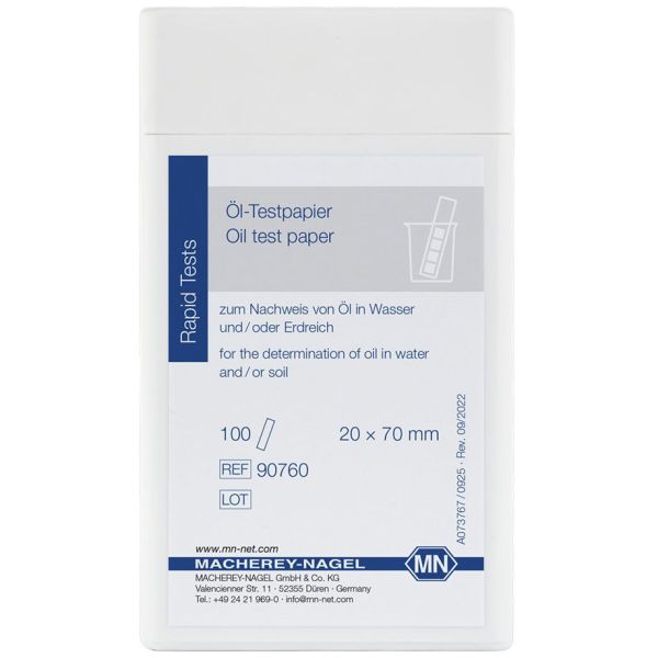 Öl Testpapier 20 x 70 mm (100 St.) 0