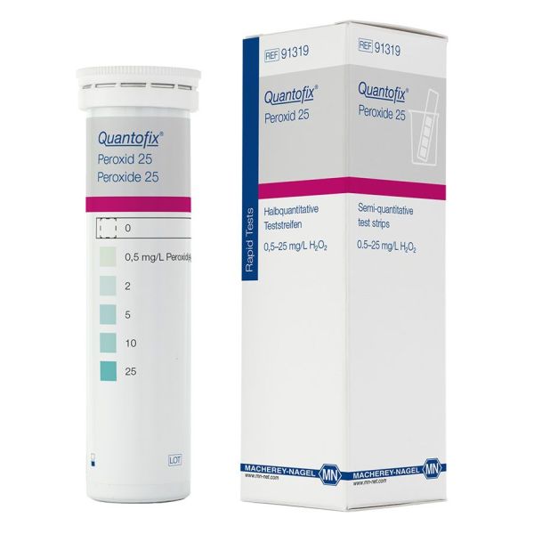 QUANTOFIX Peroxid 25 Teststäbchen 6 x 95 mm (100 T.)