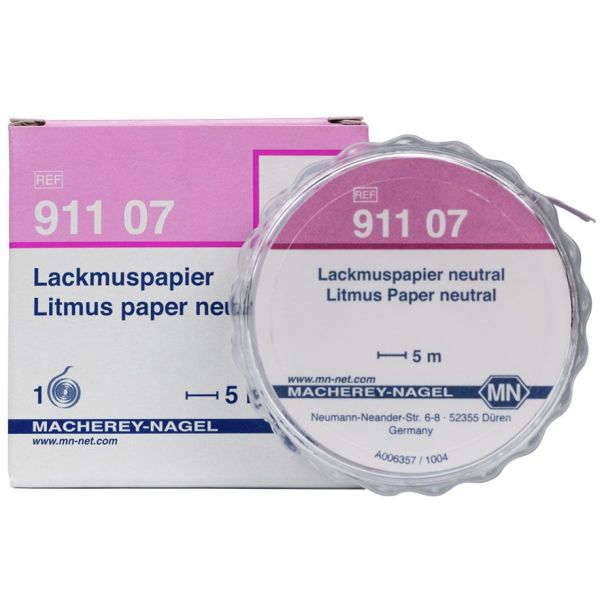 Lackmuspapier neutral 5 m x 7 mm