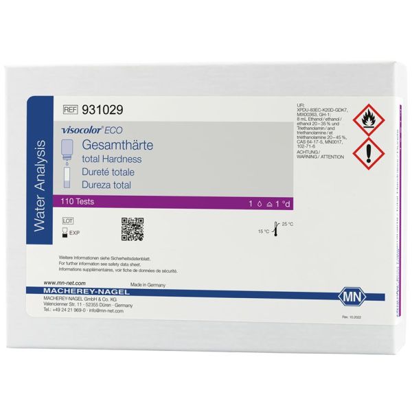 Visocolor Eco Gesamthärte Titrimetrisches Testbesteck (110 T.)