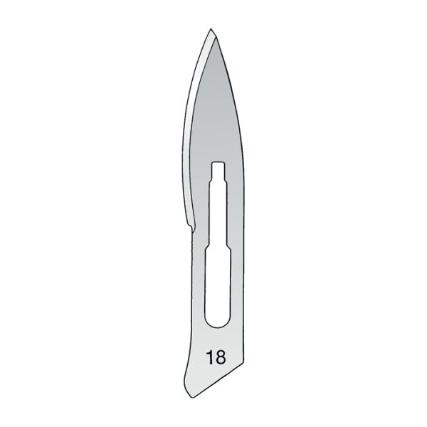 Einmal-Skalpellklingen martin Fig. 18 steril (100 Stck.)