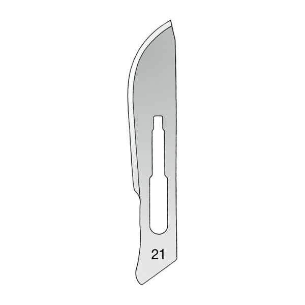 Einmal-Skalpellklingen martin Fig. 21 steril (100 Stck.)