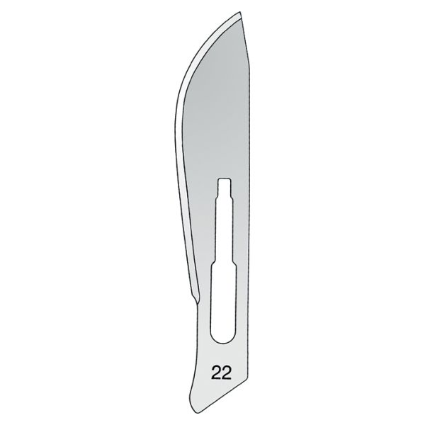 Einmal-Skalpellklingen martin Fig. 22 steril (100 Stck.)
