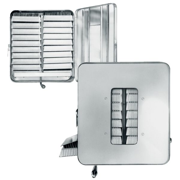 Bürstenspender für 20 Bürsten mit Aufhängevorrichtung