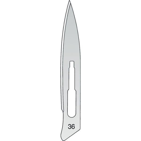 Einmal-Skalpellklingen martin Fig. 36 steril (100 Stck.)