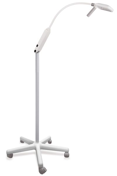 marLED E1 Untersuchungsleuchte mobil auf 5-Fuß-Stativ