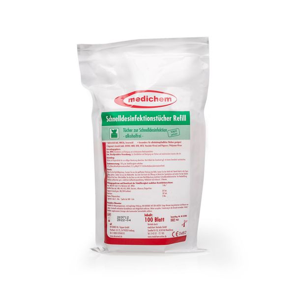 medichem Schnelldesinfektionstücher, alkoholfrei