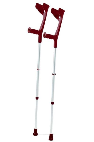 Unterarmgehstützen weinrot 0