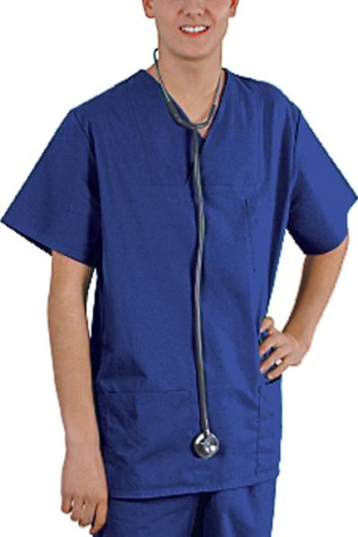 Kasack Typ Basel kornblau, Gr. XL = IV Gr. 50/52 (Damen)