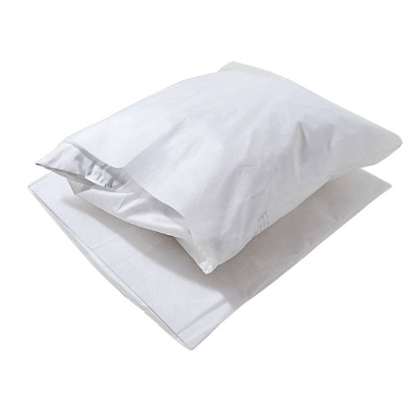 Vlies-Einmalkissenbezüge ca. 42 x 45 cm weiß (10 Stck.)