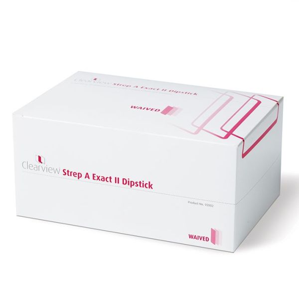 Clearview Strep A Dipstick 2 (25 T.) -neue Ausführung-