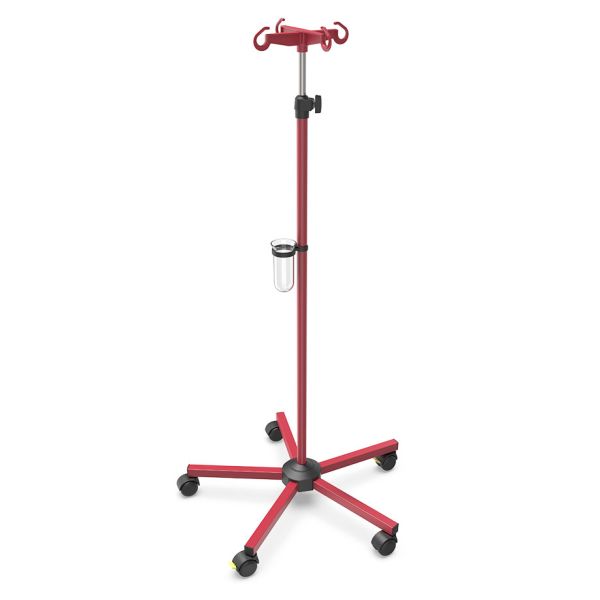 Infusionsständer ratiomed rot (RAL 3020)