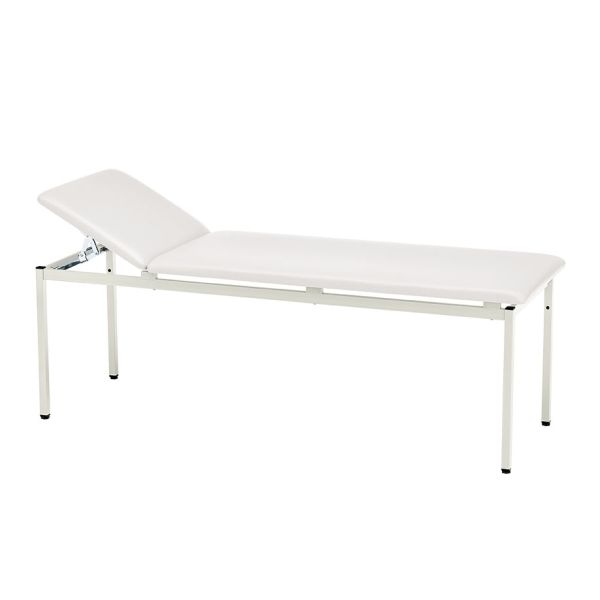 Untersuchungsliege classic weiß, grauweiß lackiert