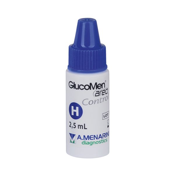 GlucoMen areo Kontroll-Lösung H (2,5 ml) 0