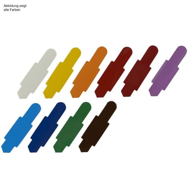 Karteireiter DIN A4 schwarz (100 Stck.) 0