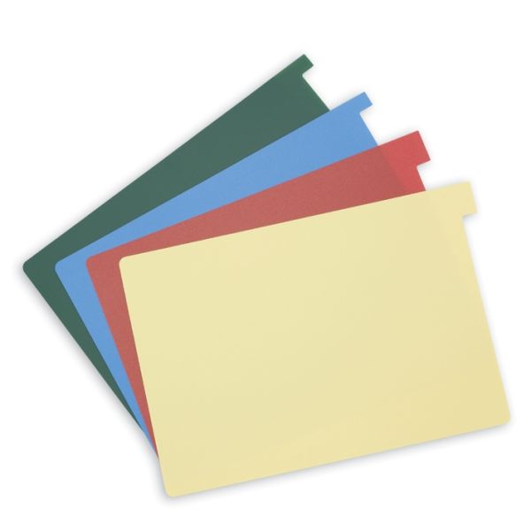 Signalkarten DIN A5, sort. in 4 Farben (rot/gelb/grün/blau) (100 Stck.)