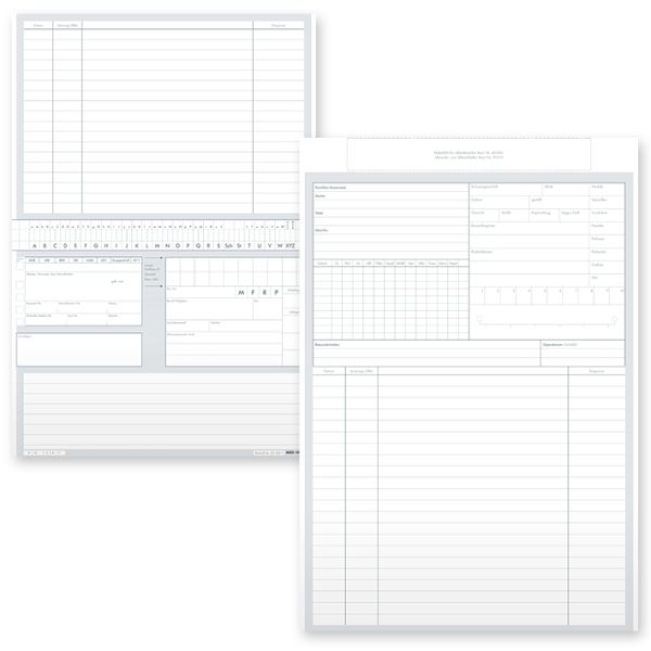 Karteikarten ALPHAsafe DIN A5 quer Typ Kinder-und Jugendmedizin (500 Stck.)