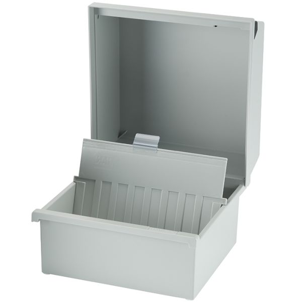 Karteikasten DIN A5 quer, lichtgrau 0